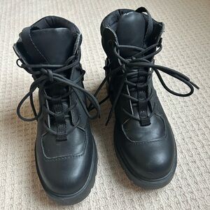 UGG Women's Black Combat Boots